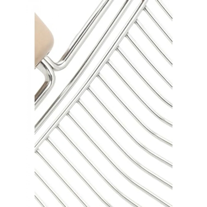 Ahşap Saplı Metal Kedi Kumu Küreği, Dayanıklı ve Ergonomik Tasarım