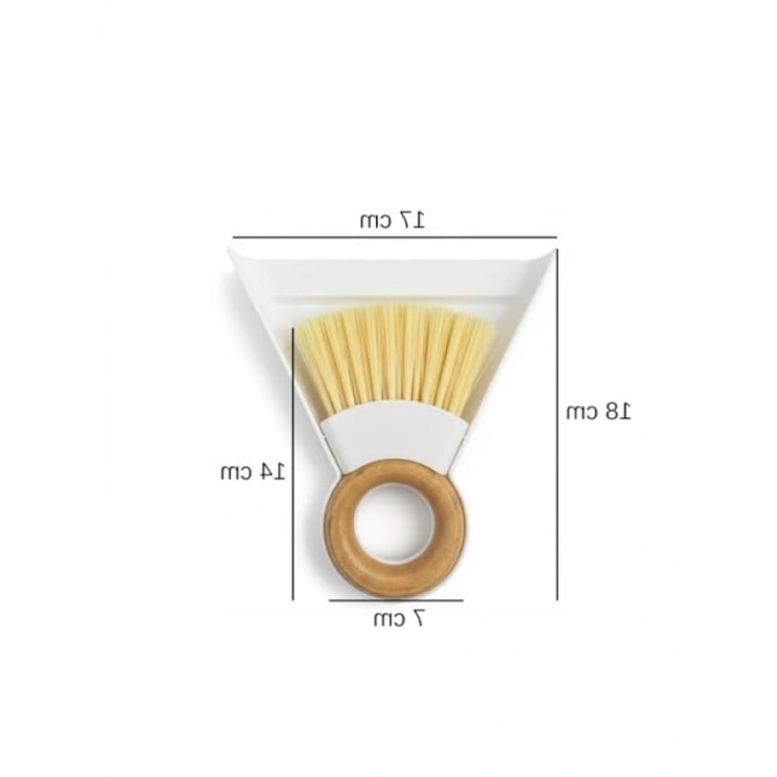 Ahşap Saplı Mini Masa Süpürgesi ve Kürek Seti