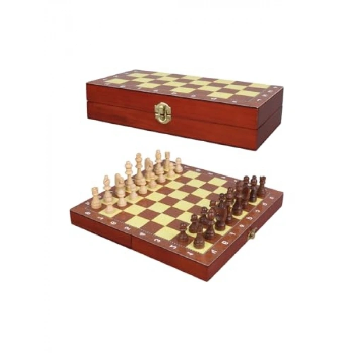 Ahşap Satranç Takımı, Taşınabilir Kutuda