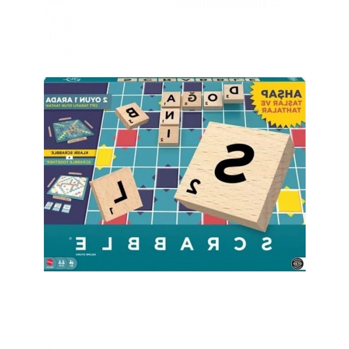 Ahşap Scrabble Oyun Seti, Orijinal Tasarım