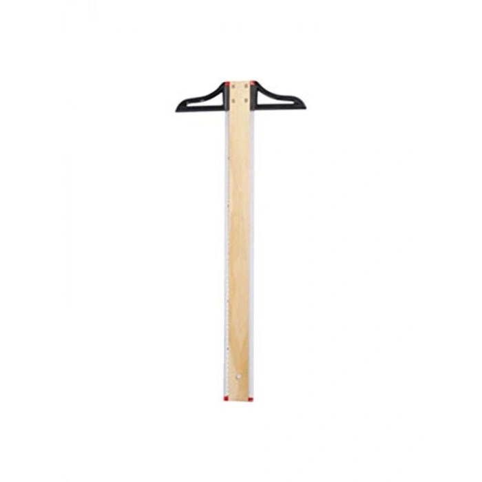 Ahşap T-Cetveli 90 cm (Sökülebilir Başlık, Kumaş Kılıf)