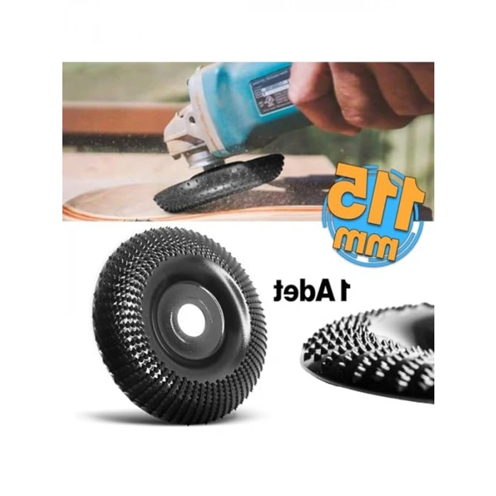 Ahşap Taşlama Makinesi Uyumlu Eğe Diski - 115 mm Kesim