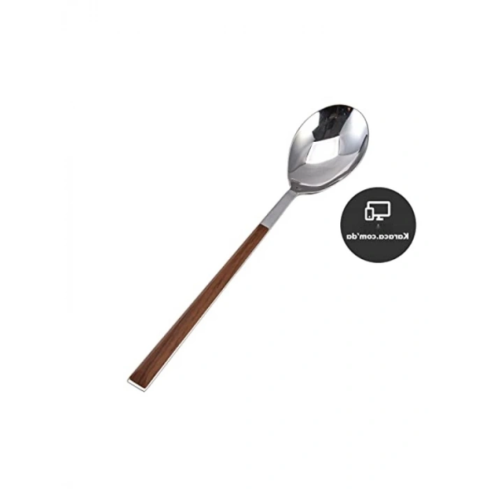 Ahşap Tekli Yemek Kaşığı - 20 cm