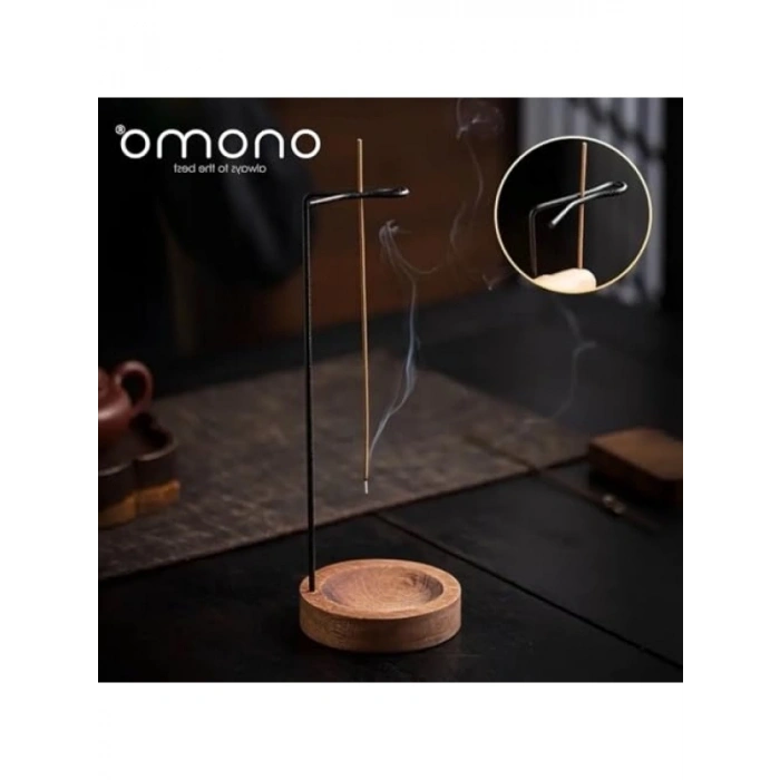 Ahşap Tütsü Standı - Meditasyon ve Aromaterapi için Modern Tasarım
