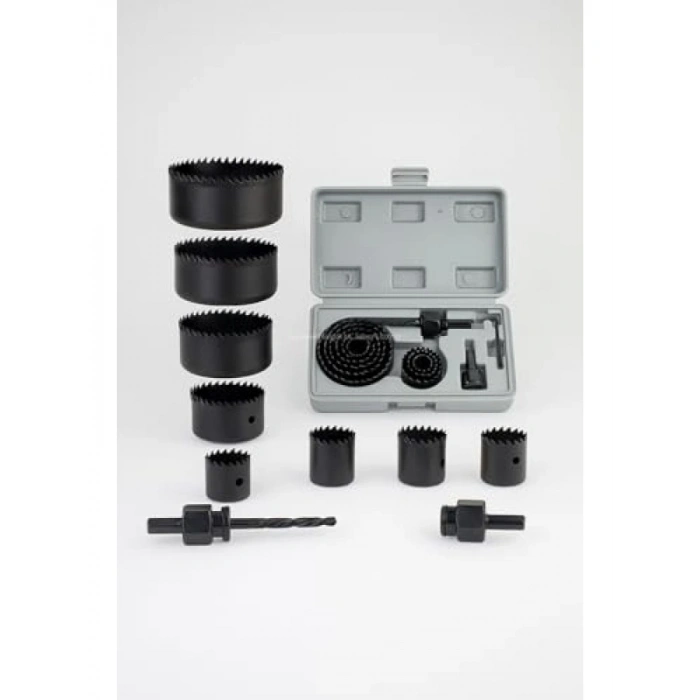 Ahşap ve Metal Delik Açma Testere Seti - 11 Parça