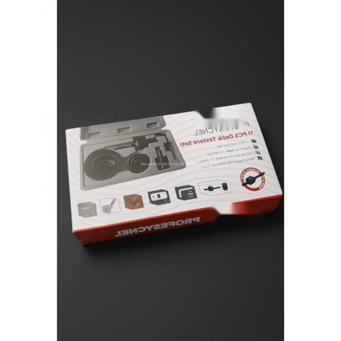 Ahşap ve Metal Delik Açma Testere Seti - 11 Parça