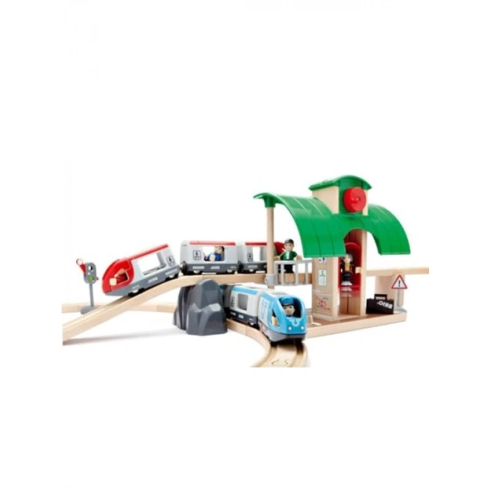 Ahşap ve Plastik Katlı Seyahat Seti - 42 Parça