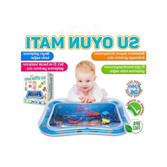 Ahtapot Temalı Bebek Su Oyun Matı