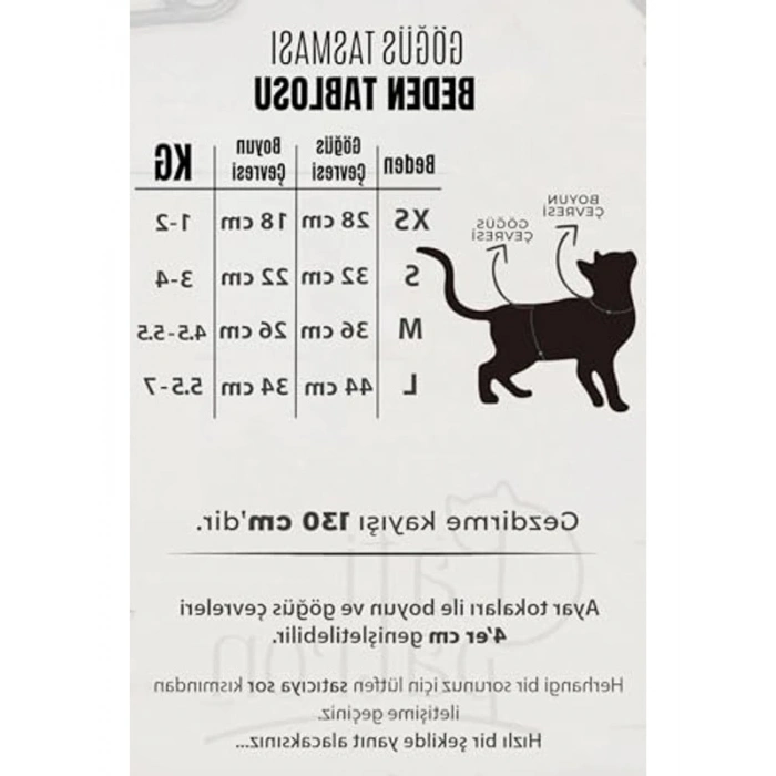 Airtag Cepli Kedi ve Küçük Irk Köpek Gezdirme Tasması