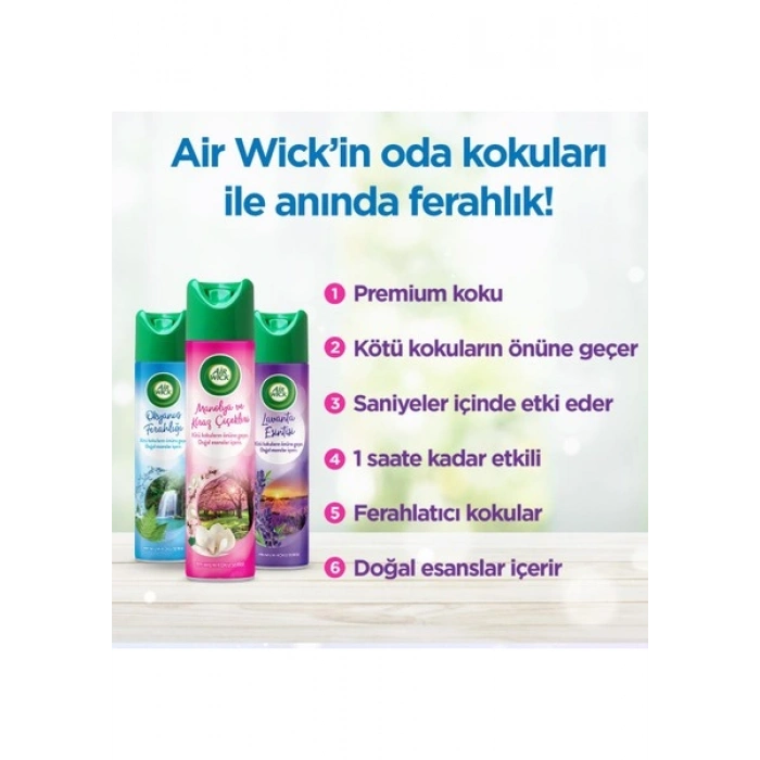 Airwick Oda Kokusu Aerosol Okyanus Ferahlığı 300ml
