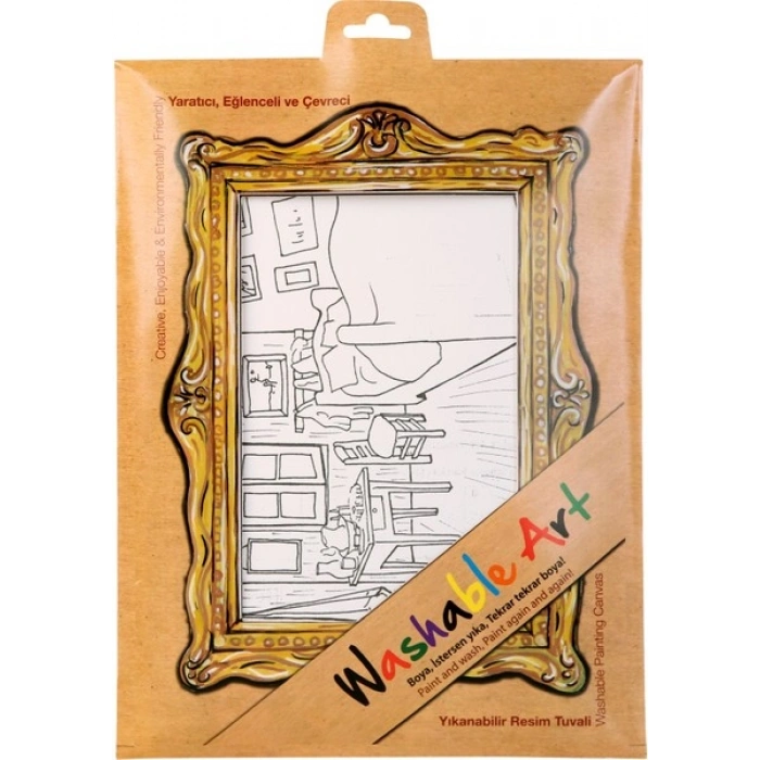 Akademi Çocuk Funny Mat Washable Art (Yıkanabilir Tuval) Vincent Van Gogh -Arles De Oda