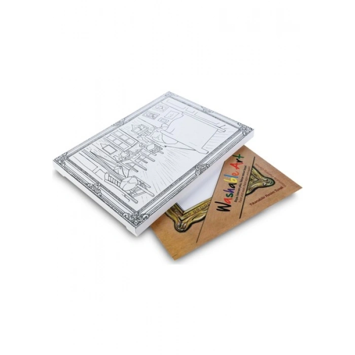 Akademi Çocuk Funny Mat Washable Art (Yıkanabilir Tuval) Vincent Van Gogh -Arles De Oda