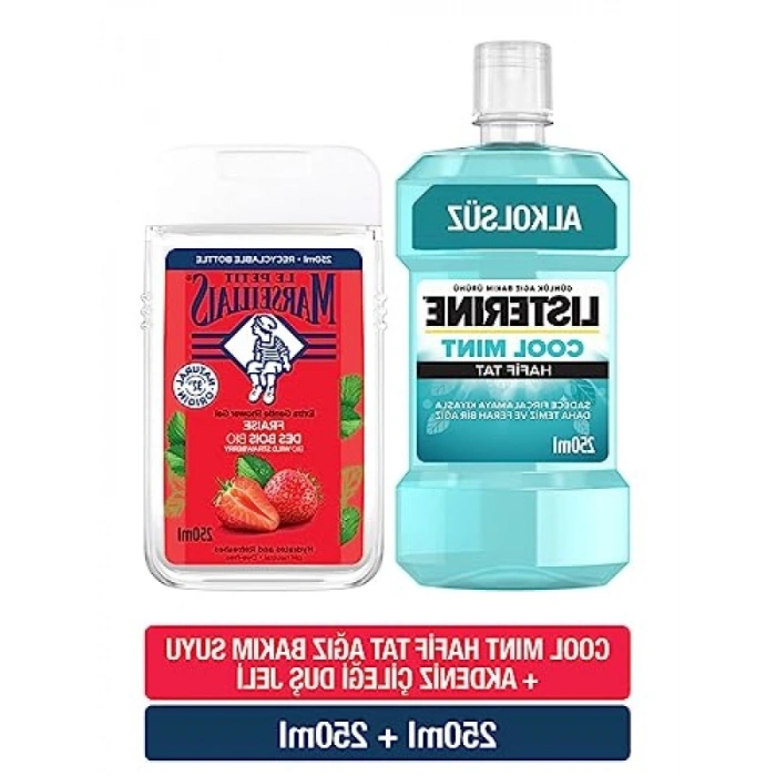 Akdeniz Çileği Duş Jeli - 250 ml + Ağız Bakım Suyu - 250 ml