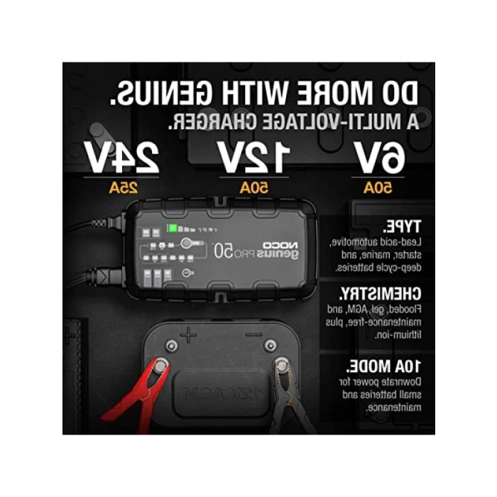 Akıllı Akü Şarj Cihazı 6V/12V/24V 1000A