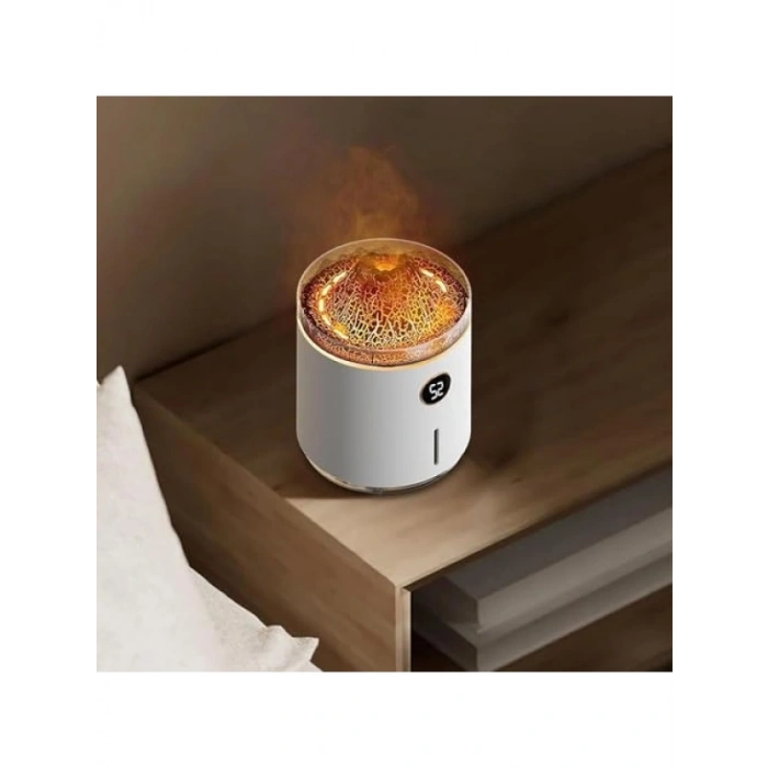 Akıllı Aromaterapi Nemlendirici, Simüle Alev Tasarımı