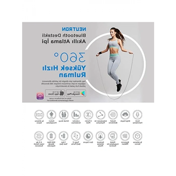 Akıllı Bluetooth Atlama İpi - Ayarlanabilir ve Fonksiyonel