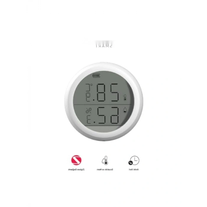 Akıllı Dijital Termometre - Uygulama Denetimli Isı ve Nem Ölçer