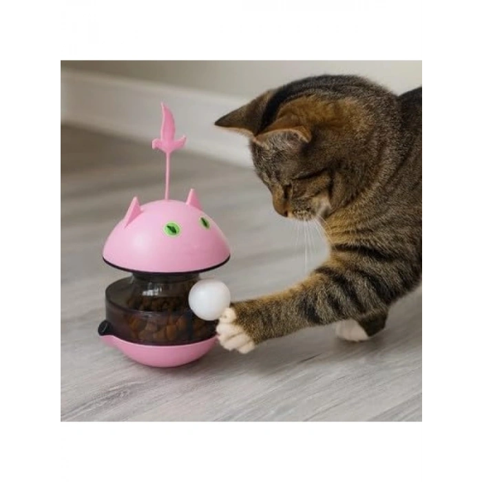 Akıllı Etkileşimli Kedi Oyuncağı - Mama Dağıtıcı Top