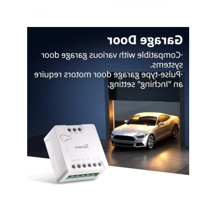 Akıllı Ev Kontrol Anahtarı - Kuru Kontak Çıkışı, AC/DC Giriş Desteği