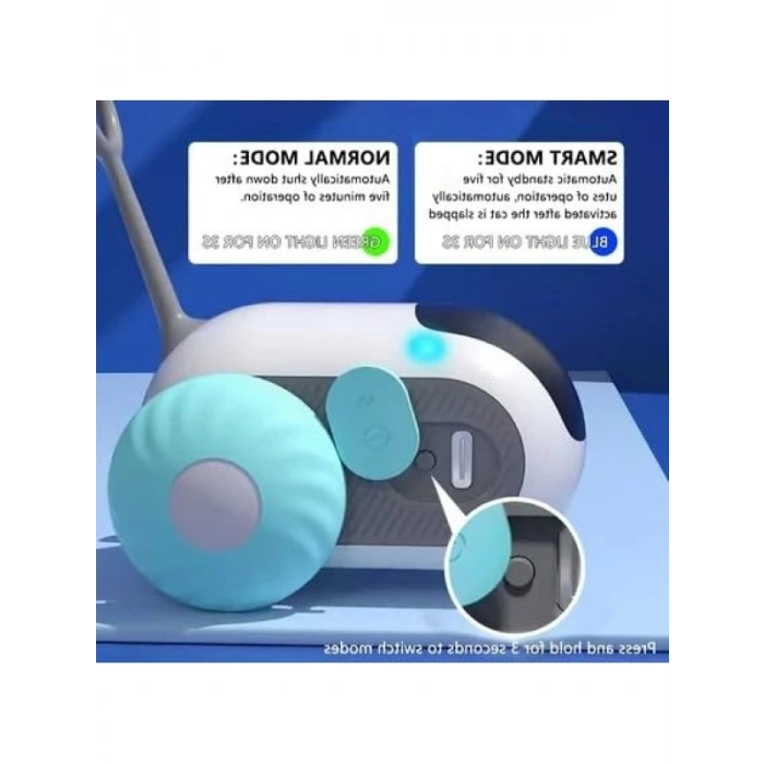 Akıllı Hareketli Elektronik Kedi Oyuncağı, Işıklı ve Kuyruklu