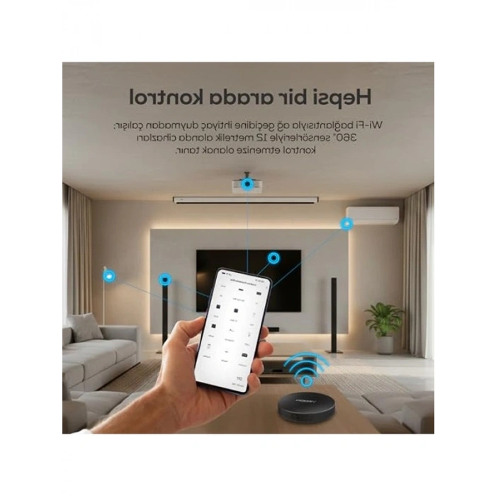 Akıllı IR Kumanda, WiFi Kontrol, 360° Sesli Kontrol