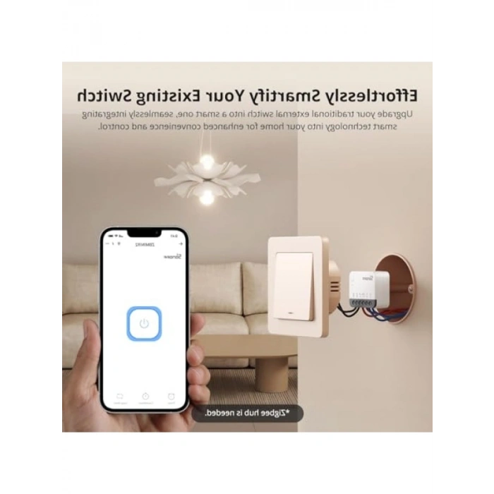 Akıllı Işık Anahtarı, 2 Yollu Kontrol, ZigBee 3.0 Uyumlu
