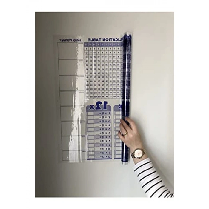 Akıllı Kağıt Yazı Tahtası, 100x56 cm Çarpım Tablosu