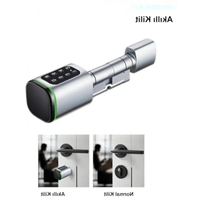 Akıllı Kapı Kilidi - Parmak İzi, Anahtar, Tuş Paneli ve Mobil Uyum