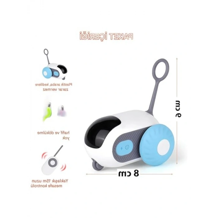 Akıllı Kedi Oyuncağı - Otomatik ve Uzaktan Kumandalı