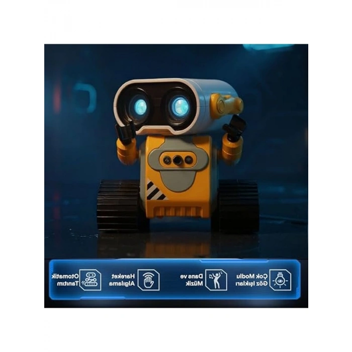 Akıllı kumandalı robot, USB şarjlı ve müzikli oyuncak
