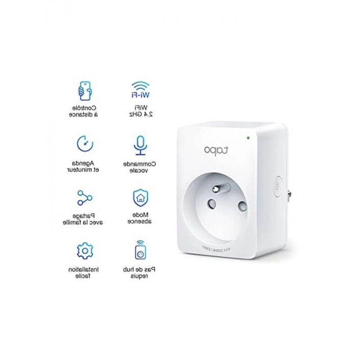 Akıllı Mini Wi-Fi Soketi, 2li Set ile Uzaktan Kontrol ve Cihaz Paylaşımı
