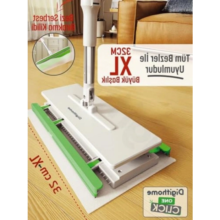 Akıllı Mop Paleti - 32cm, El Değmeden Kullanım