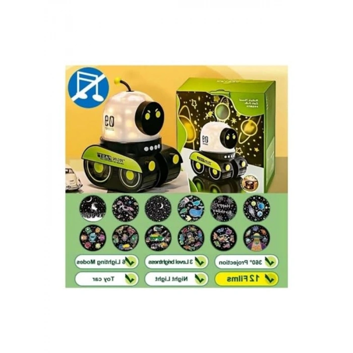 Akıllı Müzikli Oyuncak Robot, Hareketli Kollar ve Ses Efektleri