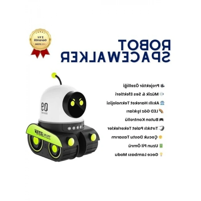 Akıllı Müzikli Oyuncak Robot, Hareketli Kollar ve Ses Efektleri