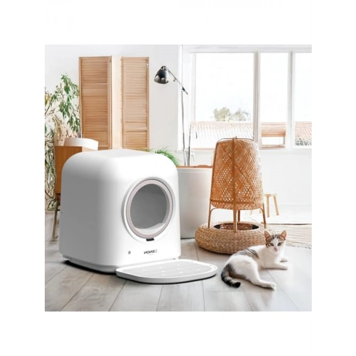 Akıllı Otomatik Kedi Tuvaleti ve Besleme Seti