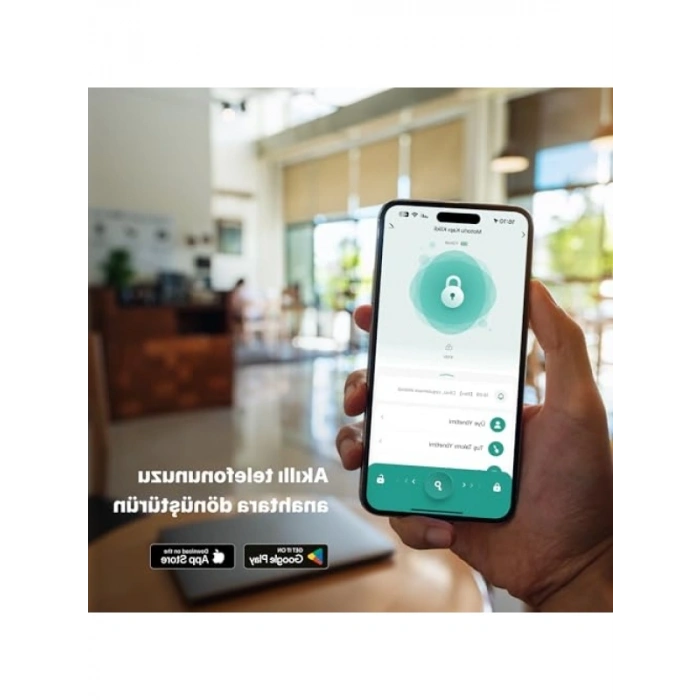 Akıllı Parmak İzi ve Şifreli Motorlu Kapı Kilidi Wi-Fi Kontrol ile Kolay Kurulum