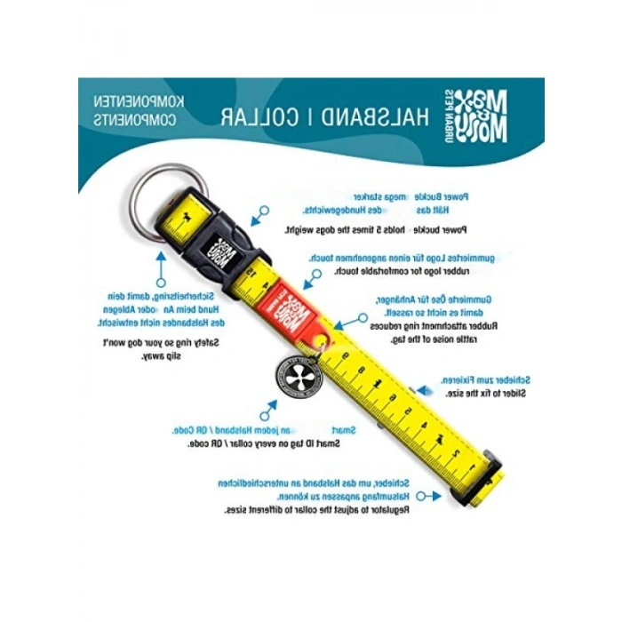 Akıllı QR Kodlu Köpek Boyun Tasması - L Boyutu (Donuts Deseni)