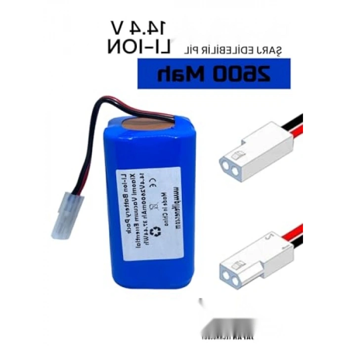 Akıllı Robot Süpürge İçin Yedek Batarya - 14.4V 2600 mAh