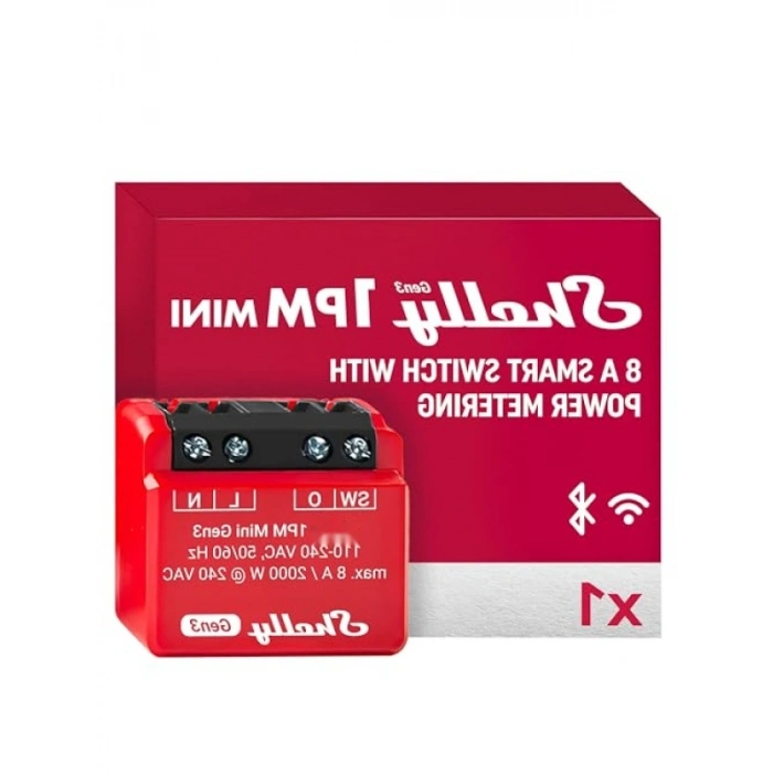 Akıllı Röle Şalteri, 1 Kanal 8A - WLAN ve Bluetooth ile Ev Otomasyonu