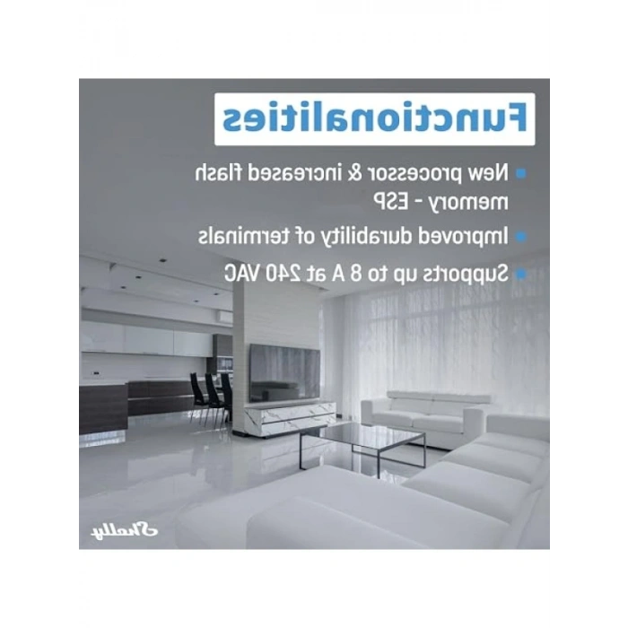 Akıllı Röle Şalteri, 1 Kanal 8A - WLAN ve Bluetooth ile Ev Otomasyonu