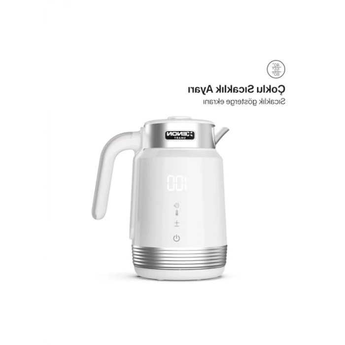 Akıllı Su Isıtıcı Paslanmaz Çelik, 1.7L, Dijital Kontrol