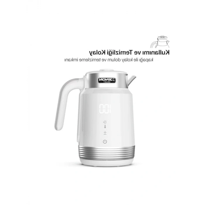 Akıllı Su Isıtıcı Paslanmaz Çelik, 1.7L, Dijital Kontrol