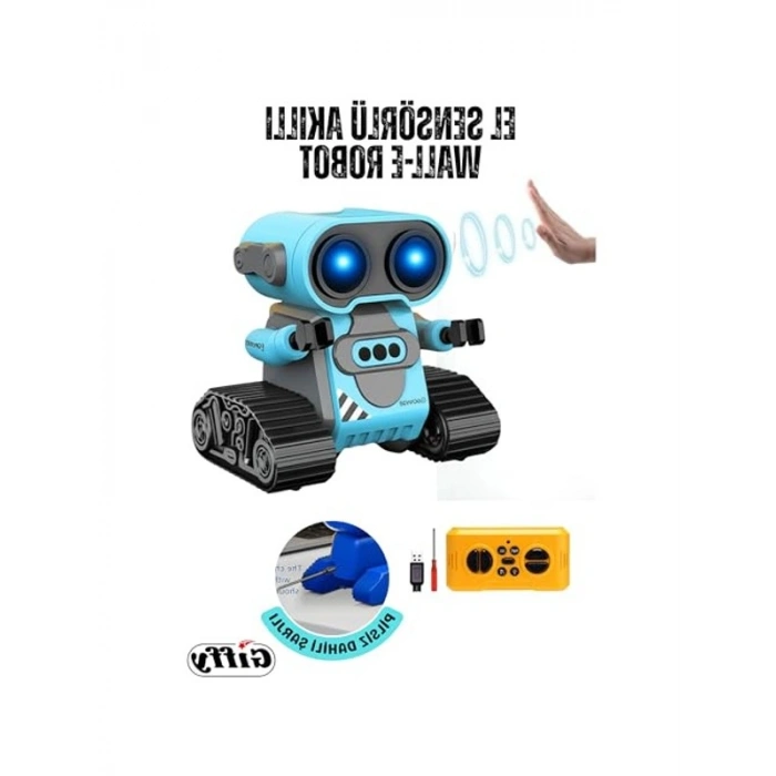Akıllı Uzaktan Kumandalı Robot, Sesli ve Işıklı Eğlenceli Oyun