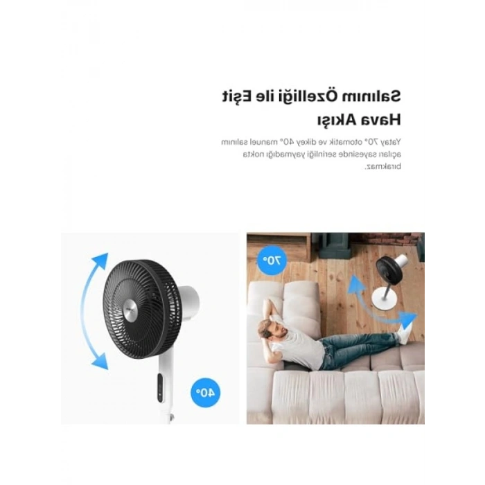 Akıllı Vantilatör Wi-Fi ve Bluetooth Kontrol