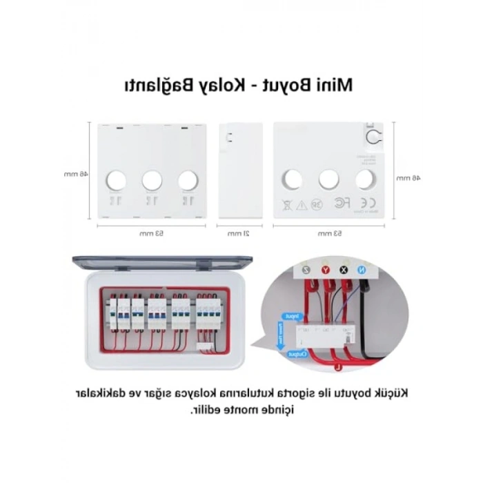 Akıllı WiFi Enerji Ölçer - 63A, Gerçek Zamanlı İzleme