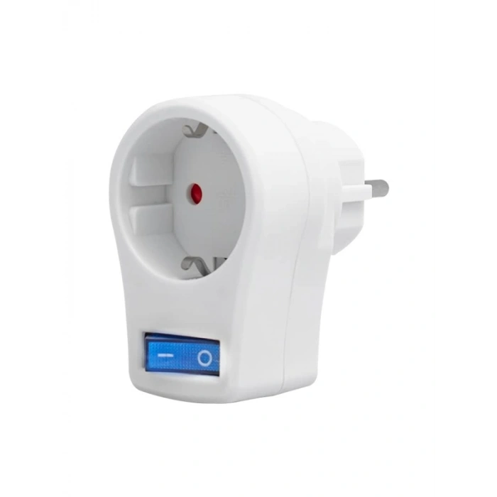 Akım Korumalı Anahtarlı Tekli Priz