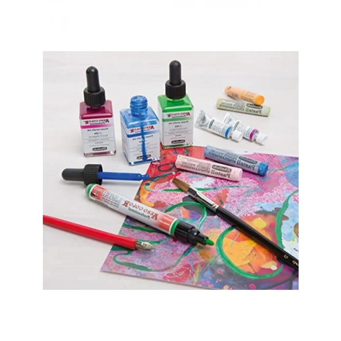 Akrilik Airbrush Mürekkebi 28 ml - 401 Prusya Mavisi