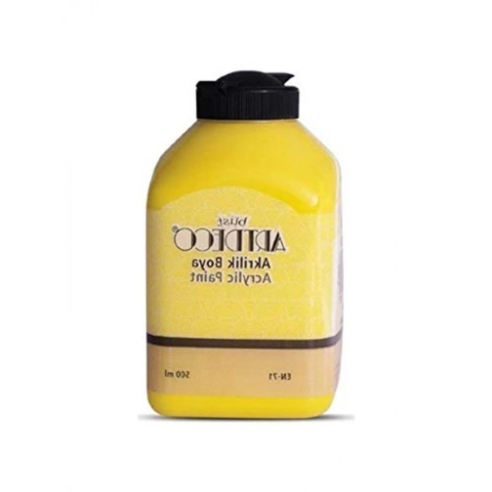 Akrilik Boya, 500ml, Sarı 3601