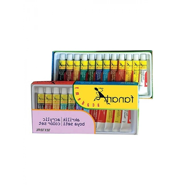 Akrilik Boya Seti, 12x12ml Farklı Renk Seçenekleri