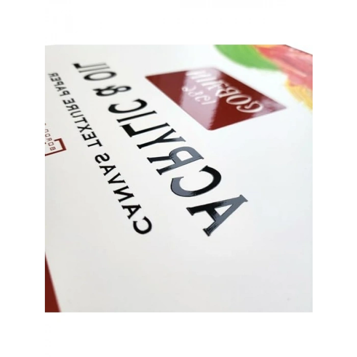 Akrilik Boyama Defteri, Tuval Dokulu A5 Boyut